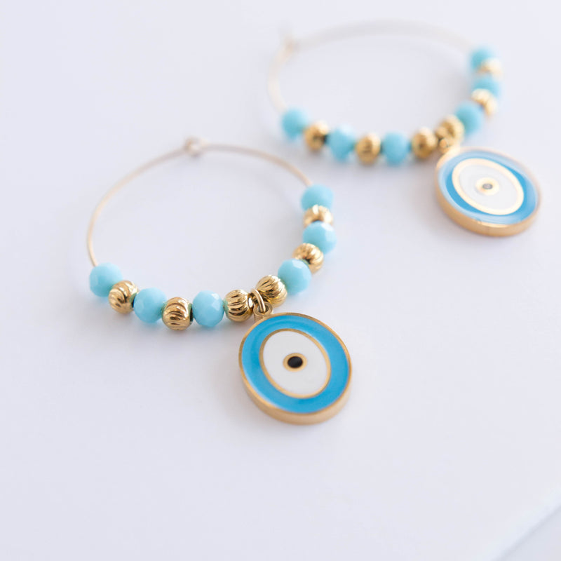 Boucle d'oreilles 3rd Eye gold