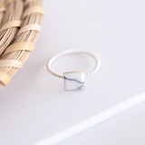 Howlite Ring