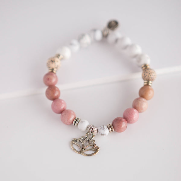 Bracelet Blossom - Rhodonite