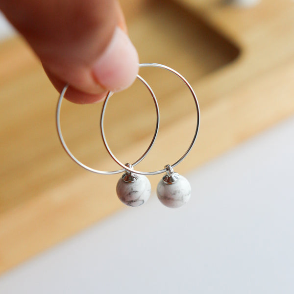 Howlite Earrings