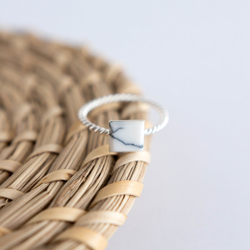 Howlite Ring