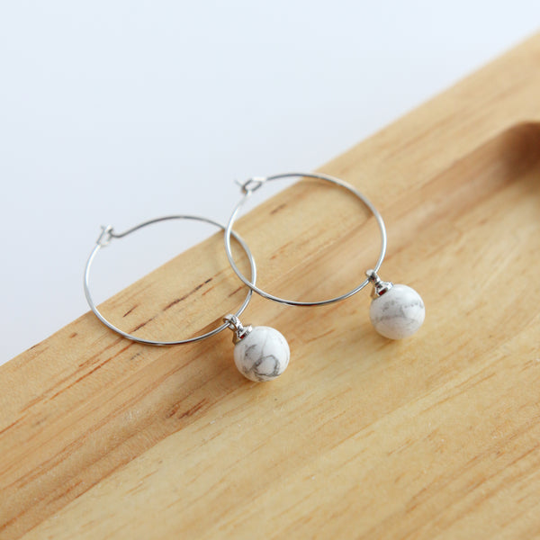 Howlite Earrings