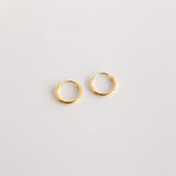 Gold Mini Loop Earrings