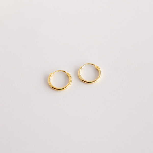 Gold Mini Loop Earrings