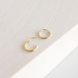 Gold Mini Loop Earrings