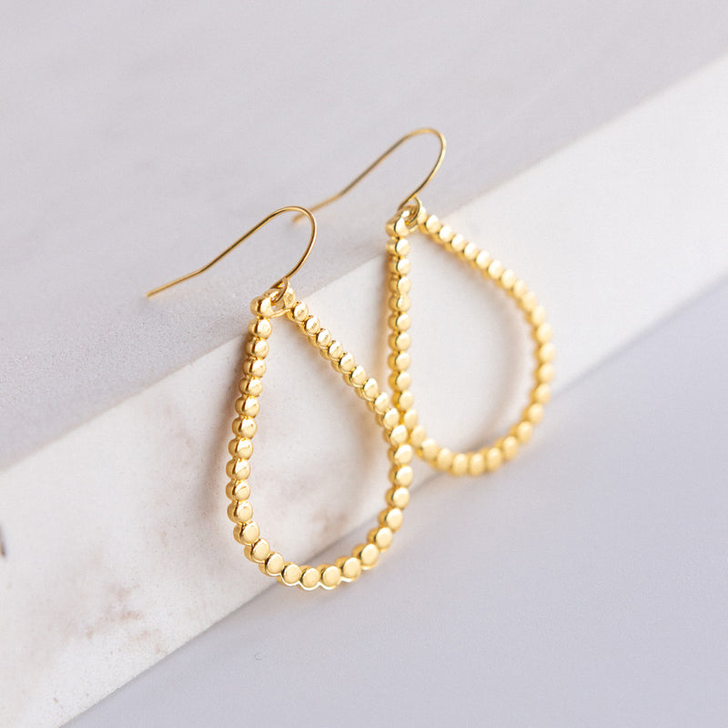 Gold Drop Earrings