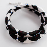 Amina Necklace - black and white