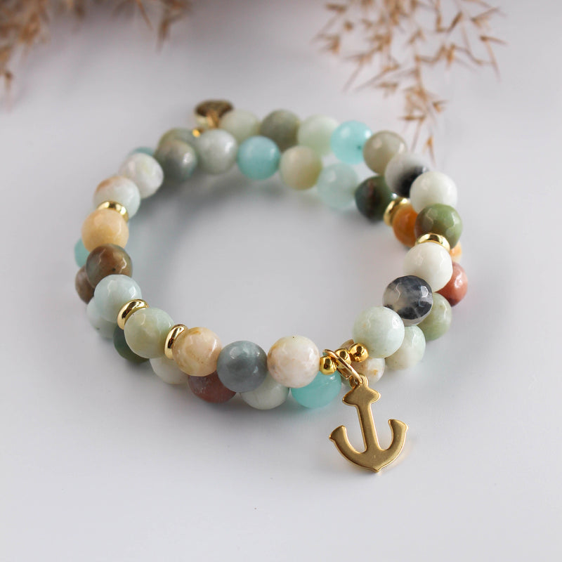 Anchor Double bracelet