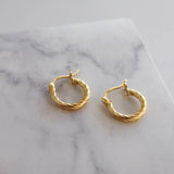 Boucles d'oreilles Marina or