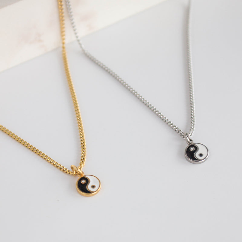 Collier Yin Yang personnalisé pour homme - Bonne symbolisation de