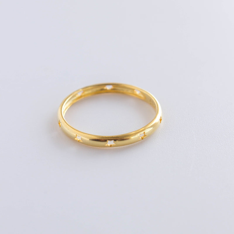 Gold Star Ring