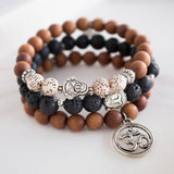 Om bracelets Stack