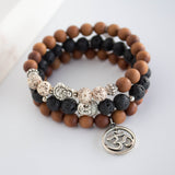 Om bracelets Stack