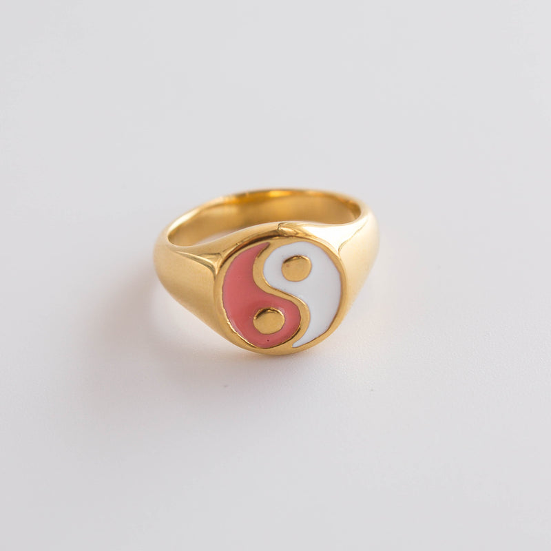 Bague Yin Yang Rose