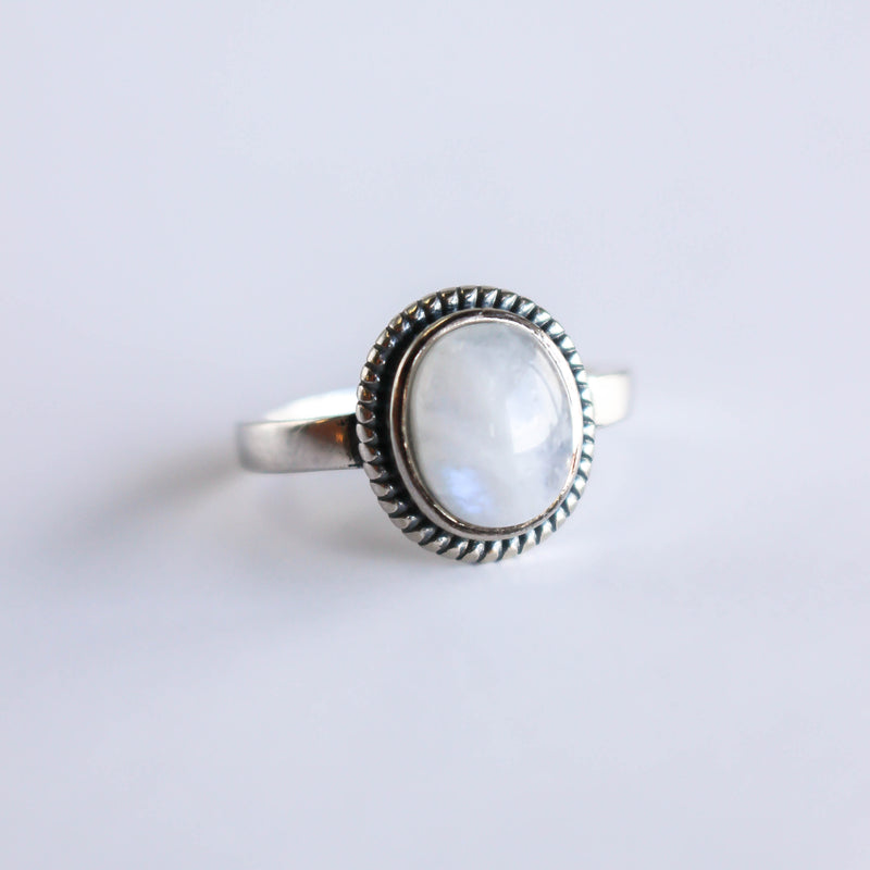 Moonstone ring