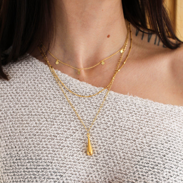 Inzatt Gold Necklace 